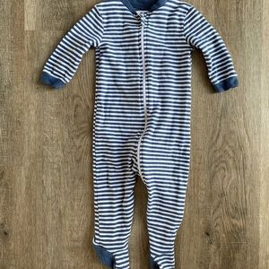 Baby boy footed sleeper